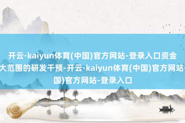 开云·kaiyun体育(中国)官方网站-登录入口资金将用于更大范围的研发干预-开云·kaiyun体育(中国)官方网站-登录入口